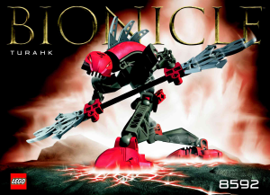 Kullanım kılavuzu Lego set 8592 Bionicle Turahk
