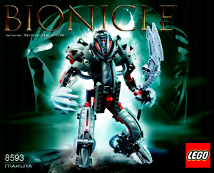 Használati útmutató Lego set 8593 Bionicle Makuta