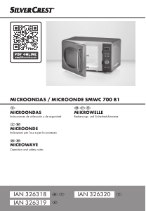 Manual de uso SilverCrest IAN 326319 Microondas