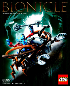 Bruksanvisning Lego set 8595 Bionicle Takua och Pewku