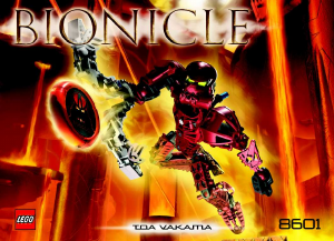 Kullanım kılavuzu Lego set 8601 Bionicle Toa Vakama