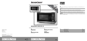 Návod SilverCrest IAN 74208 Mikrovlnná rúra