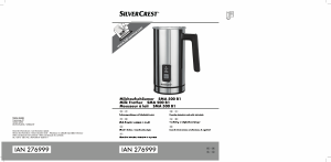 Manual de uso SilverCrest IAN 276999 Batidor de leche