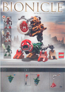 كتيب ليغو set 8607 Bionicle Nuhrii