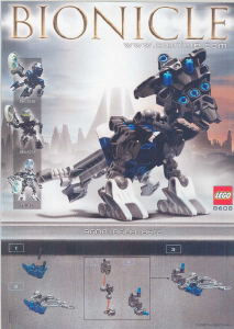 Kullanım kılavuzu Lego set 8608 Bionicle Vhisola