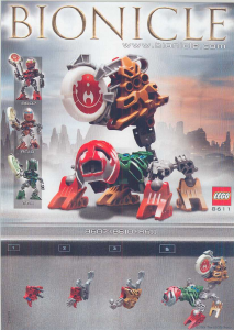 Bruksanvisning Lego set 8611 Bionicle Orkahm