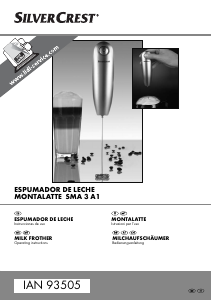 Manual de uso SilverCrest IAN 93505 Batidor de leche