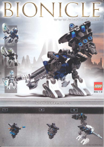 Manuale Lego set 8612 Bionicle Ehrye