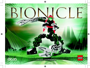 Hướng dẫn sử dụng Lego set 8616 Bionicle Vahki Vorzakh