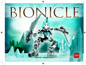 Hướng dẫn sử dụng Lego set 8619 Bionicle Vahki Keerakh