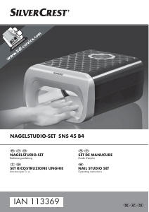 Manuale SilverCrest IAN 113369 Essiccatore per unghie