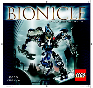 Használati útmutató Lego set 8623 Bionicle Krekka
