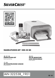 Manuale SilverCrest IAN 322538 Essiccatore per unghie