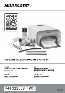 Manual SilverCrest IAN 322538 Secador de unhas