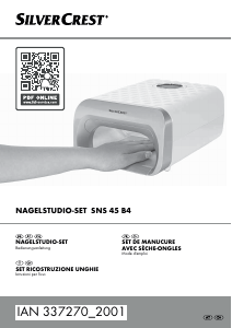 Manuale SilverCrest IAN 337270 Essiccatore per unghie