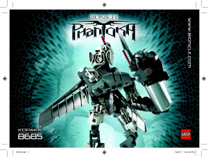 Manuale Lego set 8685 Bionicle Toa Kopaka