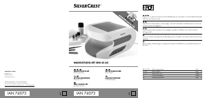 Manuale SilverCrest IAN 74073 Essiccatore per unghie