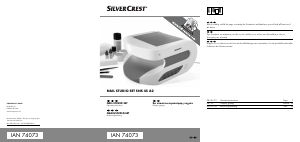 Εγχειρίδιο SilverCrest IAN 74073 Στεγνωτήριο νυχιών