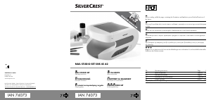 Наръчник SilverCrest IAN 74073 Сушилня за нокти