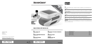 Instrukcja SilverCrest IAN 74073 Suszarka do paznokci