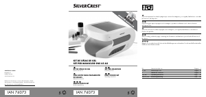 Manual SilverCrest IAN 74073 Secador de unhas