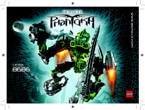 Manuál Lego set 8686 Bionicle Toa Lewa