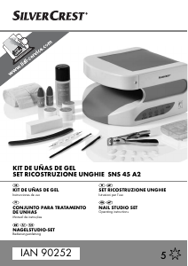 Manuale SilverCrest IAN 90252 Essiccatore per unghie