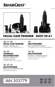 Manual SilverCrest IAN 303779 Nose Hair Trimmer