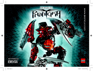Manuale Lego set 8691 Bionicle Antroz