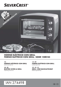 Manual de uso SilverCrest IAN 274498 Horno