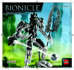 Εγχειρίδιο Lego set 8699 Bionicle Takanuva