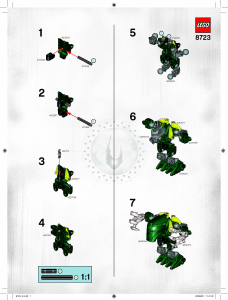 كتيب ليغو set 8723 Bionicle Piruk