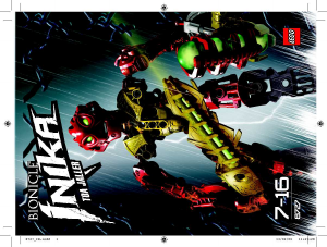 Priročnik Lego set 8727 Bionicle Toa Jaller