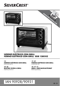 Manual de uso SilverCrest IAN 90928 Horno