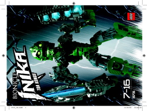 Manuál Lego set 8731 Bionicle Toa Kongu