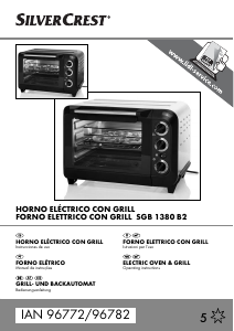 Manual de uso SilverCrest IAN 96782 Horno