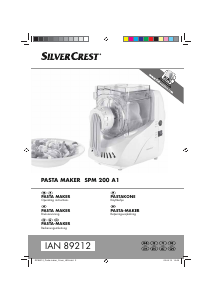 Käyttöohje SilverCrest IAN 89212 Pastakone