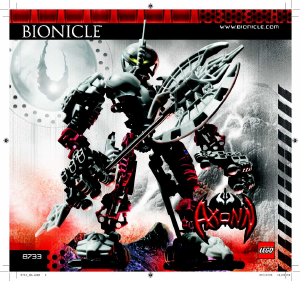 Handleiding Lego set 8733 Bionicle Axonn