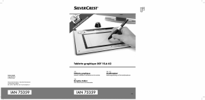 Mode d’emploi SilverCrest IAN 75359 Tablette grafique