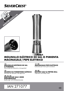 Manual de uso SilverCrest IAN 271077 Molinillo de pimienta y sal