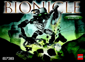 Priročnik Lego set 8738 Bionicle Toa Whenua Hordika