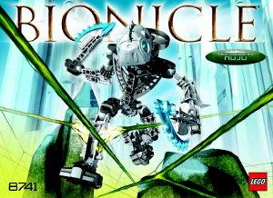 Vadovas Lego set 8741 Bionicle Toa Nuju Hordika