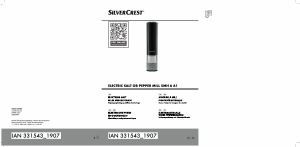 Brugsanvisning SilverCrest IAN 331543 Peber- og saltkværn