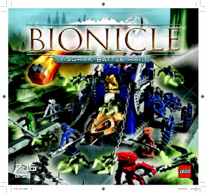 Bruksanvisning Lego set 8757 Bionicle Visorak murbräcka