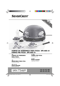 Manual SilverCrest IAN 75469 Forno Pizzas