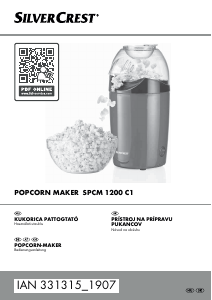 Használati útmutató SilverCrest IAN 331315 Popcornkészítő