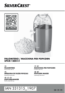 Manuale SilverCrest IAN 331315 Macchina per popcorn