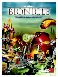 Manual Lego set 8759 Bionicle Battle of Metru Nui