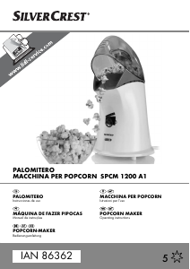 Manuale SilverCrest IAN 86362 Macchina per popcorn
