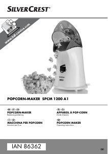 Mode d’emploi SilverCrest IAN 86362 Machine à popcorn